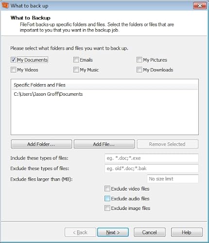 Nch Software Filefort Backup Software thumb #2