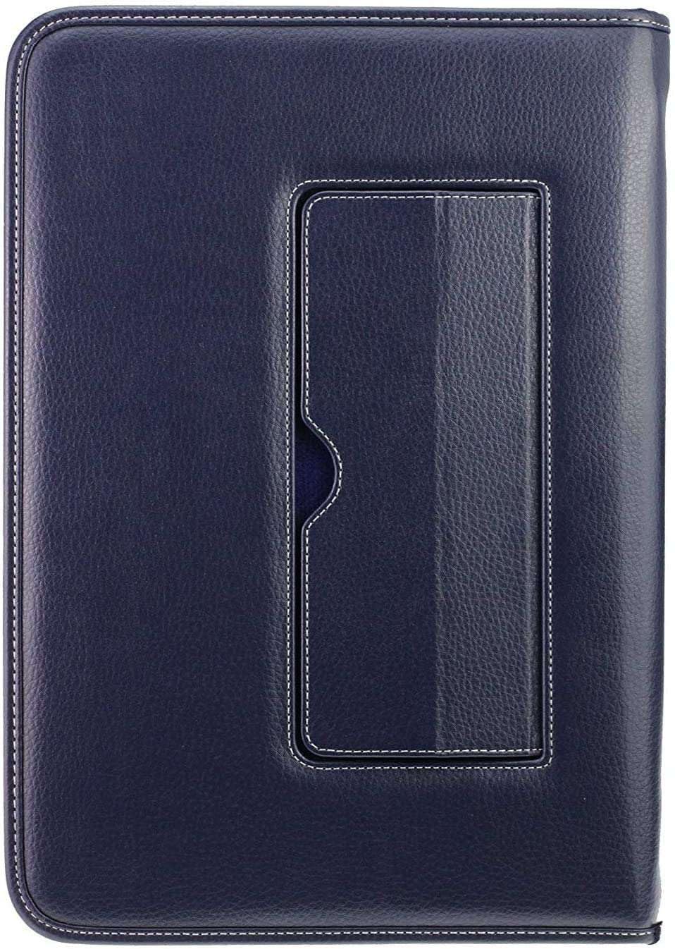 Broonel - Contour Series - Blue Heavy Duty Leather Protective Case - Compatible with Samsung Galaxy Book4 Edge 16