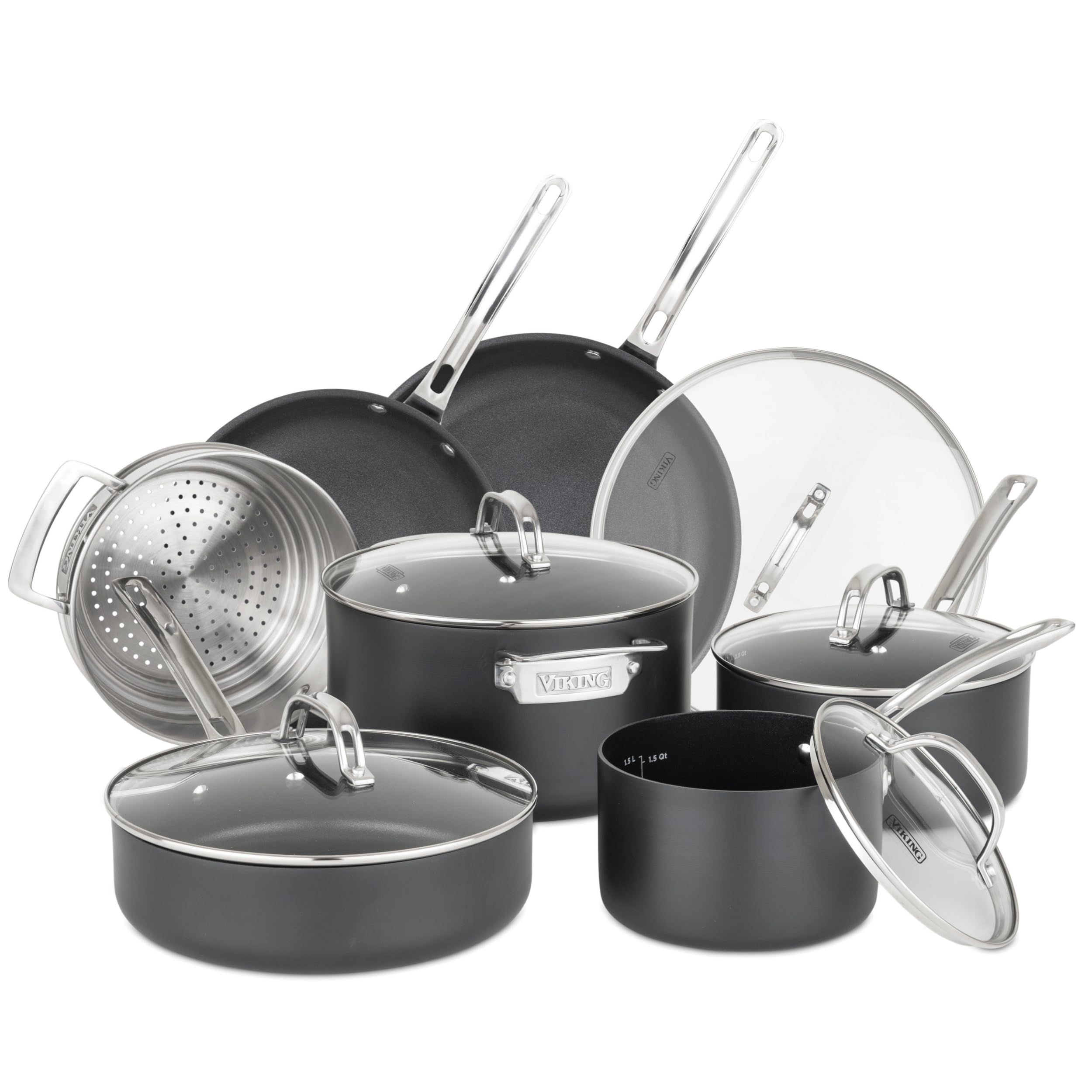 NORDIC WARE ローズ型12個分　2個セット Amazon.com: Viking Pots and Pans Set Non Stick,12 Piece Hard