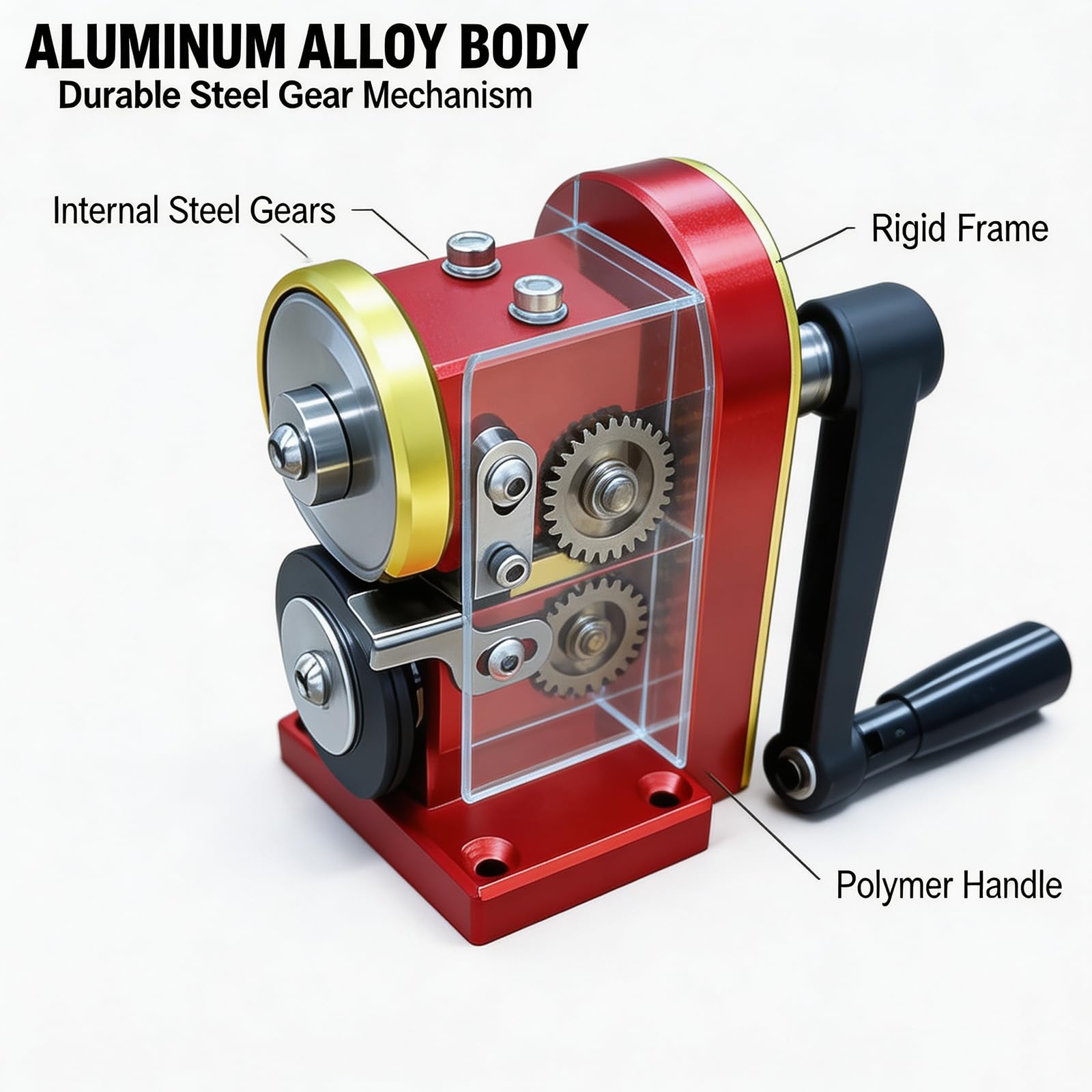 Cortadora Manual De Tiras De Cuero, Máquina De Recorte De Bordes Biselados De Precisión Con Cuerpo De Aleación De Aluminio Y Engranajes De Acero, Para Cinturones, Asas De Bolsos, Correas Reloj