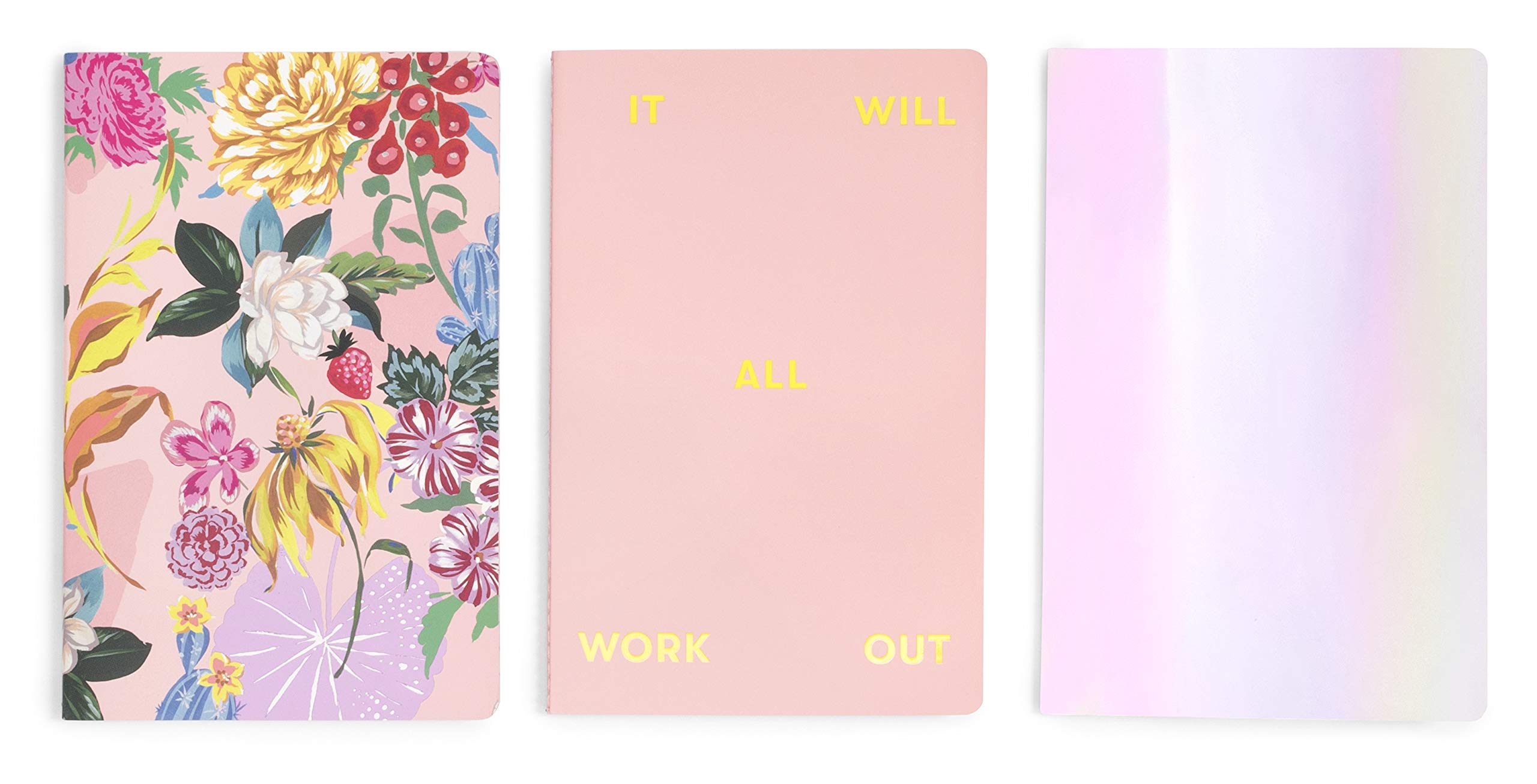 Bando Hold That Thought Notebook Set, Garden Party