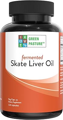 Green Pasture Fermented Skate Liver Oil - 120 Capsules