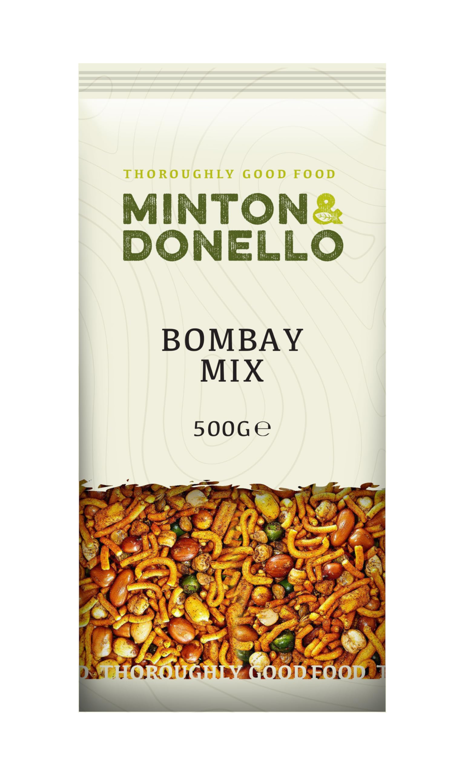 Minton & Donello - Bombay Mix, 500g - Exotic Snack - Healthy Alternative - Highly Nutritious Snack