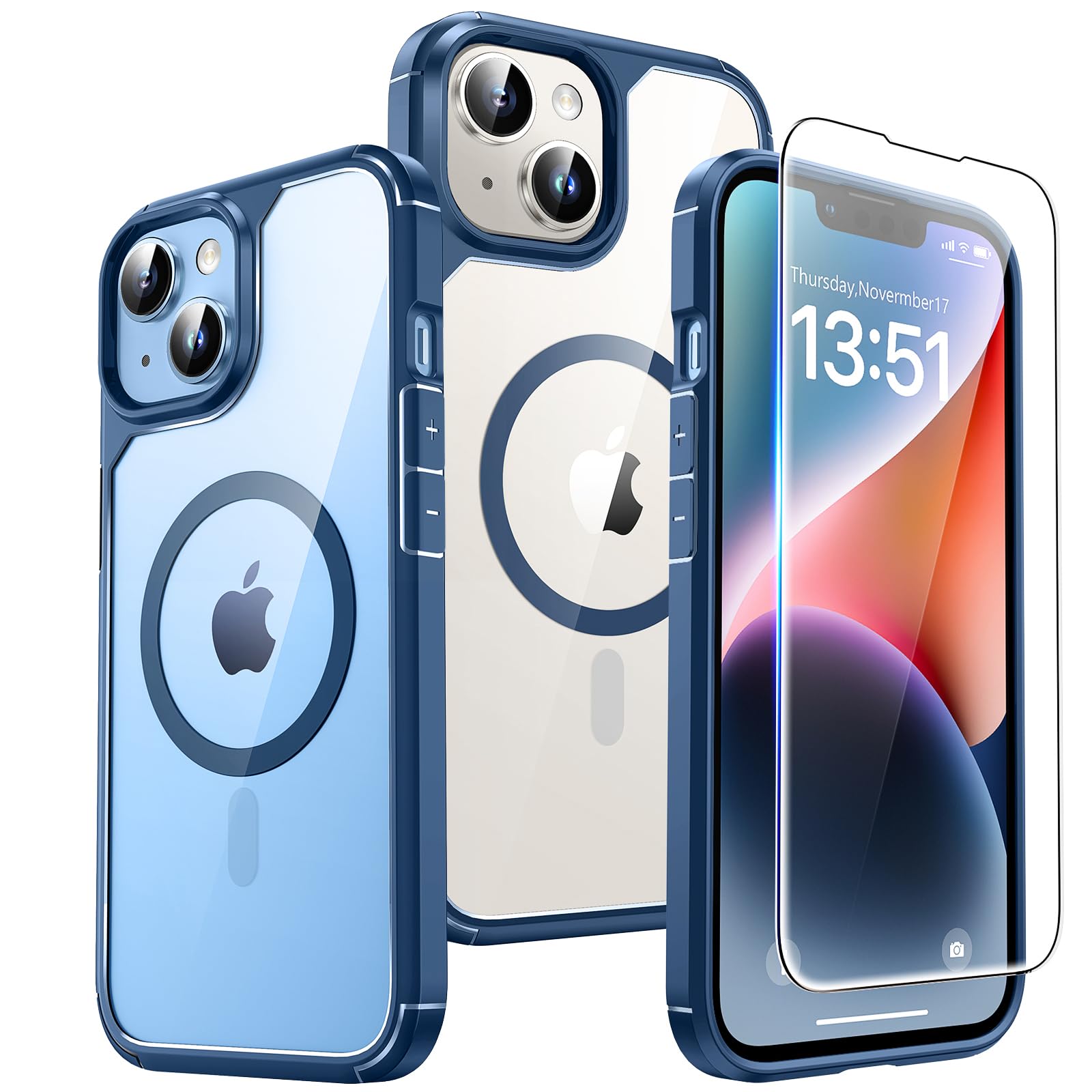 Coque transparente iPhone 14 Plus MagSafe haute qualité - 7