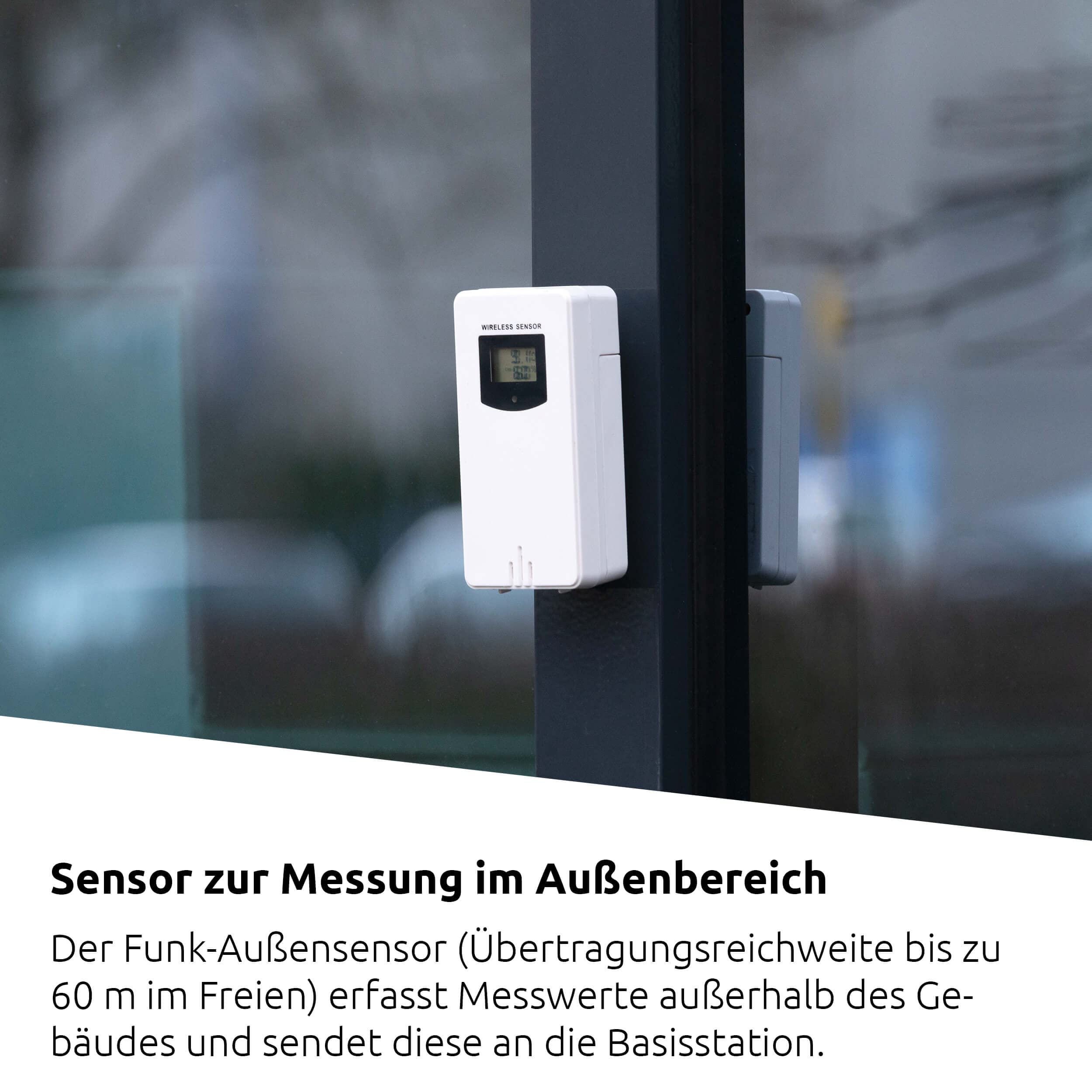 TechniSat IMETEO Q1- Wetterstation mit Außensensor (Messung von Temperatur, Luftfeuchtigkeit, Druck, Wireless Charging, LED Stimmungslicht, Alarm und Snooze-Funktion, USB oder Batteriebetrieb) weiß
