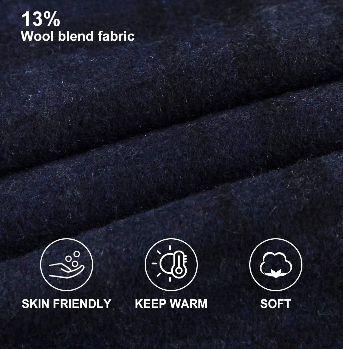 Warm, Soft, and Skin-Friendly Wool-Blend Fabric for Kids' Coats