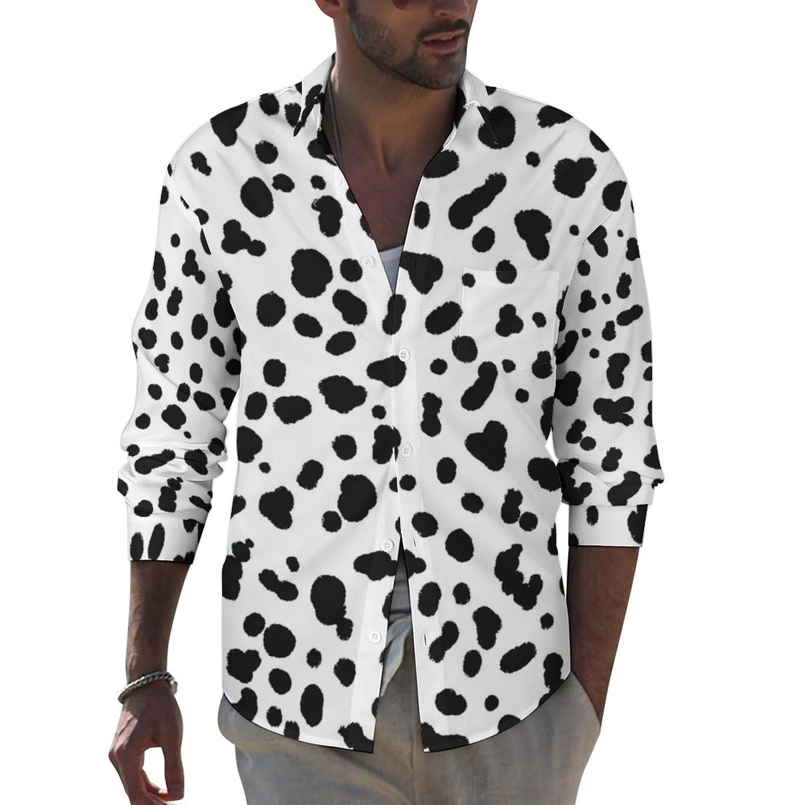 ☆マルニ☆　ダルメシアン柄リボン付き長袖シャツ　新品 ☆マルニ☆ダルメシアン柄リボン付き長袖シャツ新品