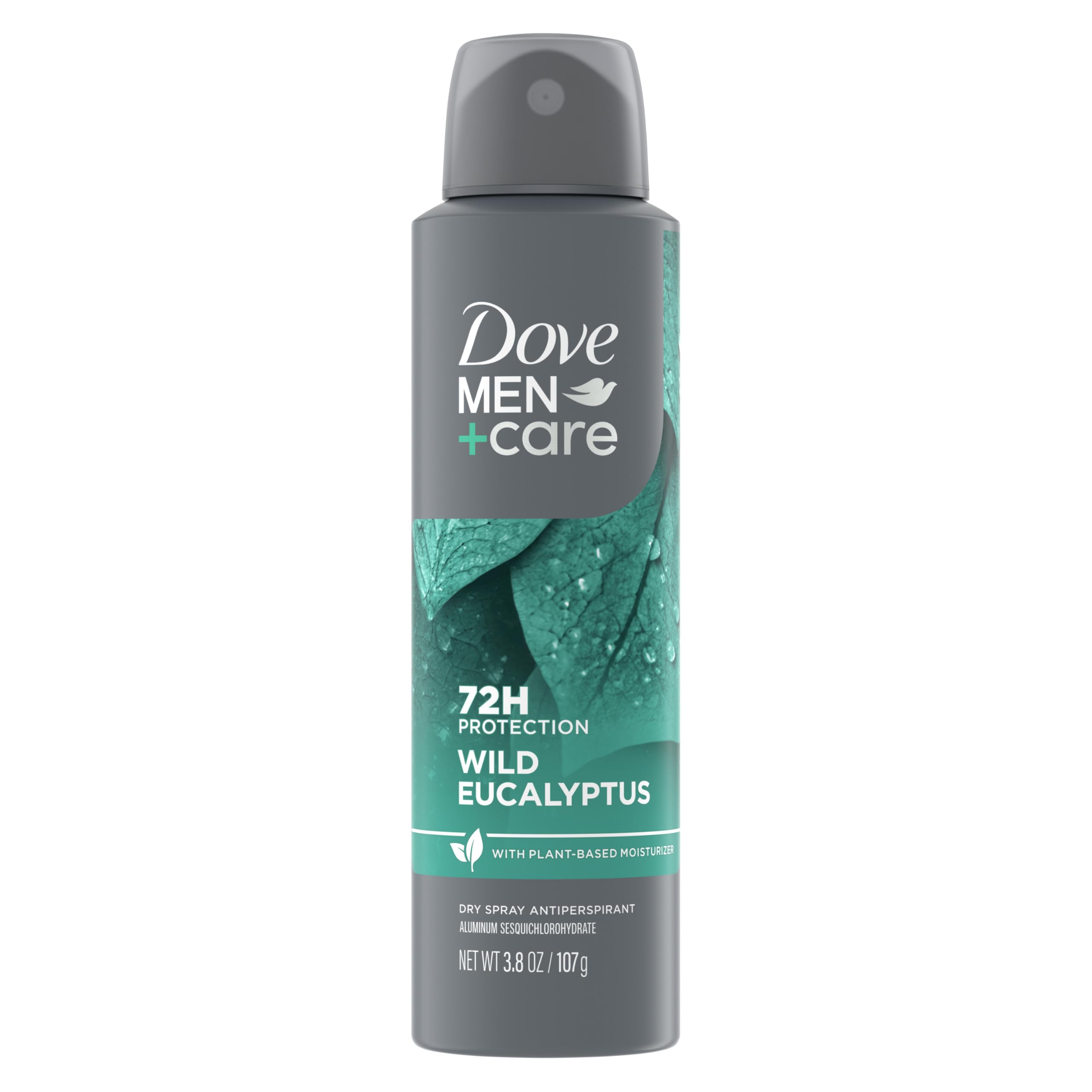 Dove Men+Care Antiperspirant Dry Spray Deodorant for Men Eucalyptus + Birch 48 Hour Sweat and Odor Protection 3.8 OZ