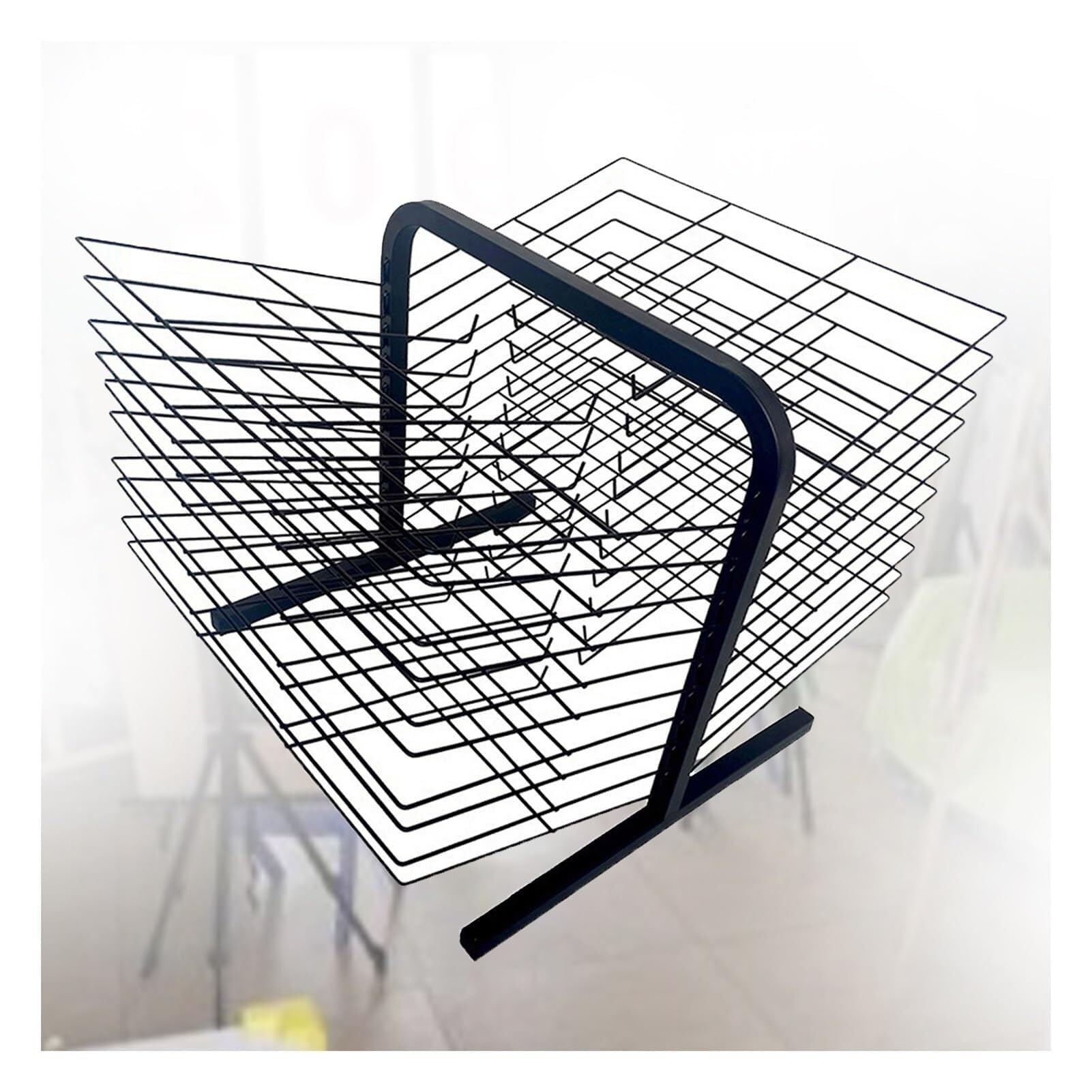 Aioneer Art Drying Rack, Tabletop Organizer With 20 Removable Shelves, Portable Artwork Storage For Art Studios, Schools, Classrooms & Art Clubs