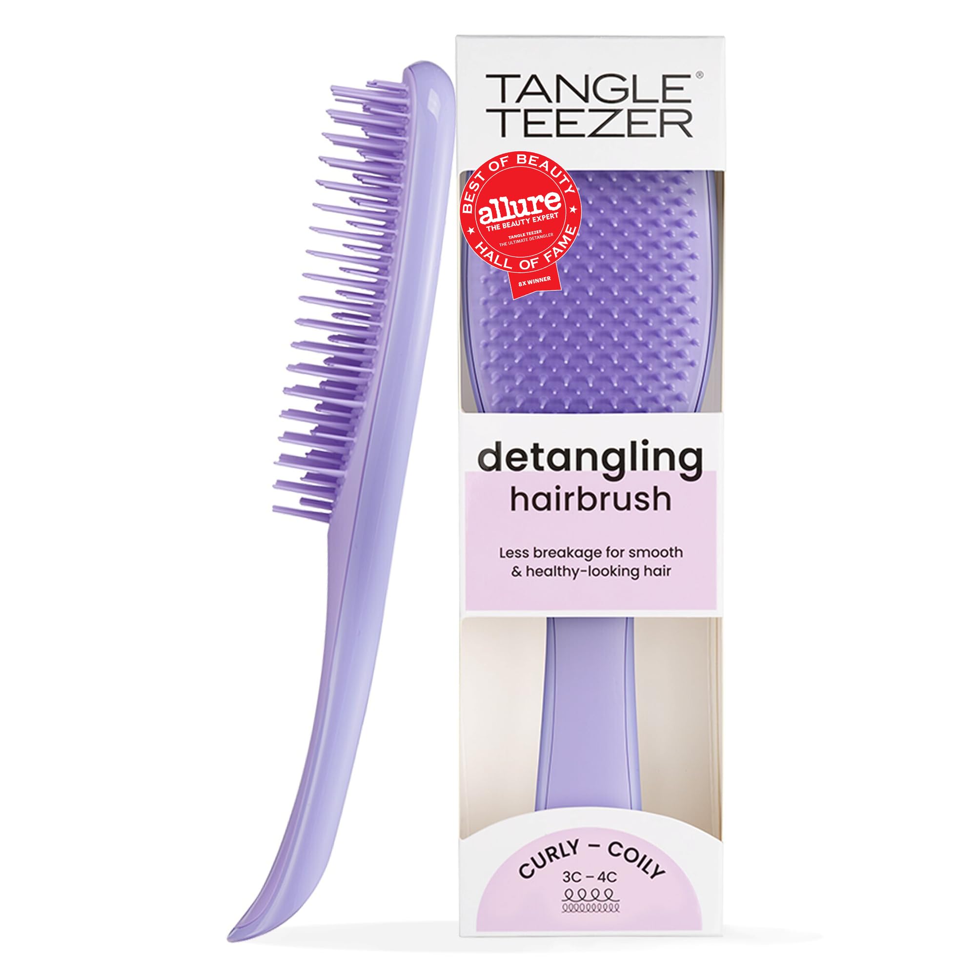 Debenhams The Wet Detangler Hairbrush Naturally Curly - Purple Passion