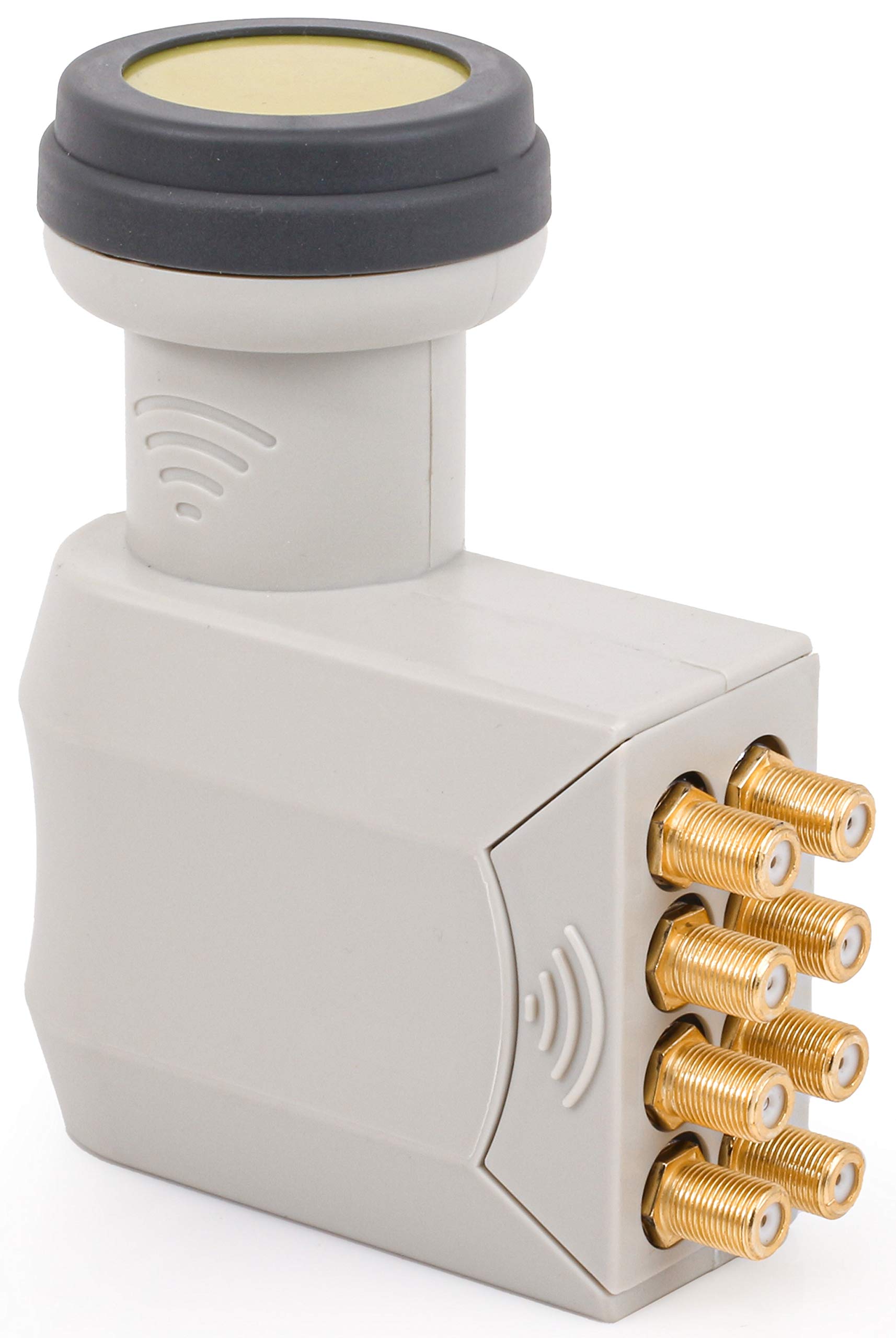 [Test 2xtrès bien*] AX Mimic Octo LNB Sun Protect (extrêmement froid et résistant à la chaleur -35 °C ~ 70 °C) avec filtre LTE, 8 participants, 0.1 dB, 8 ports, contacts plaqués or, avec protection