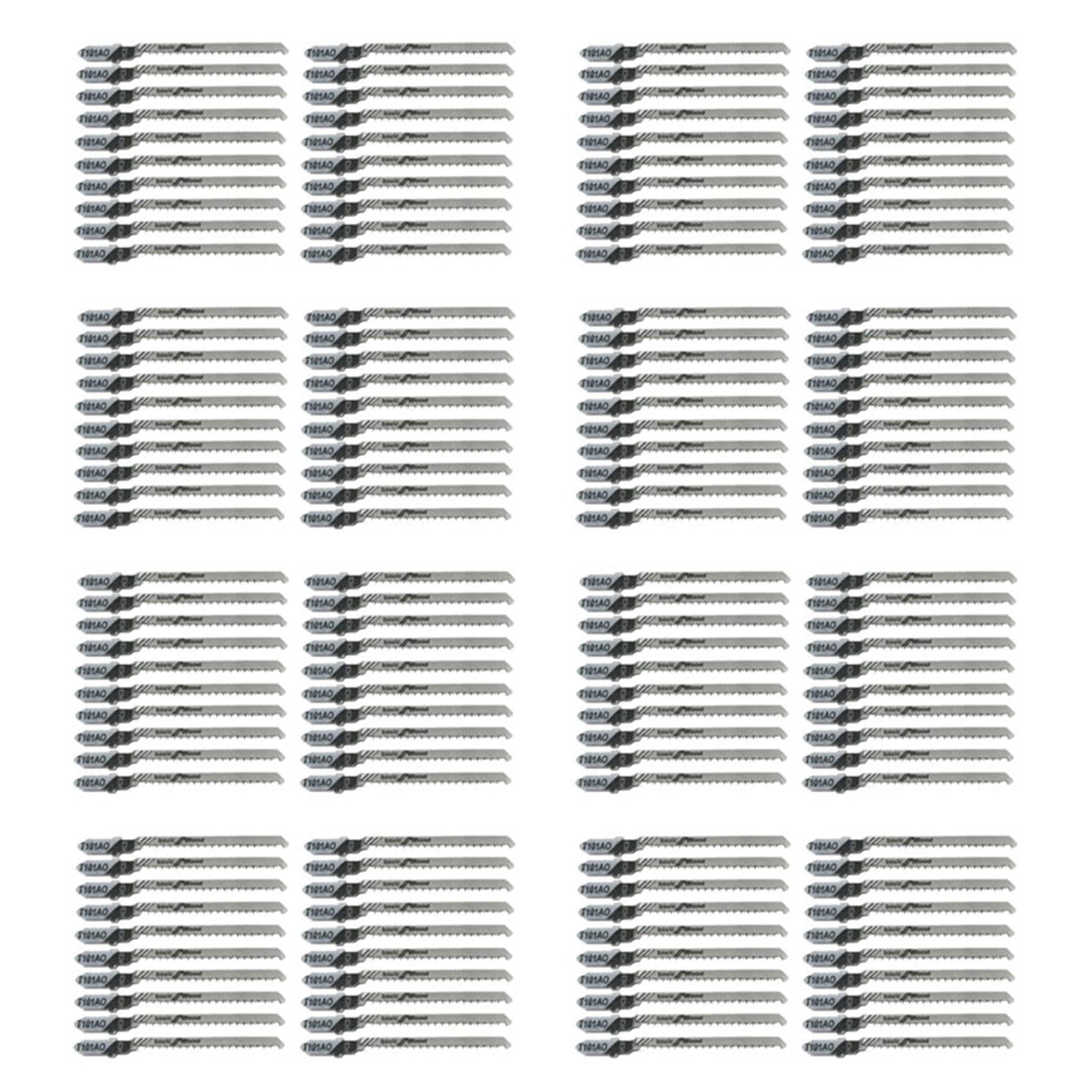 Reinscer 160Pcs Reciprocating Jigsaw Blade T101AO T-Shank Multi Jig Saw Blades for Wood Plastic Cutting Disc