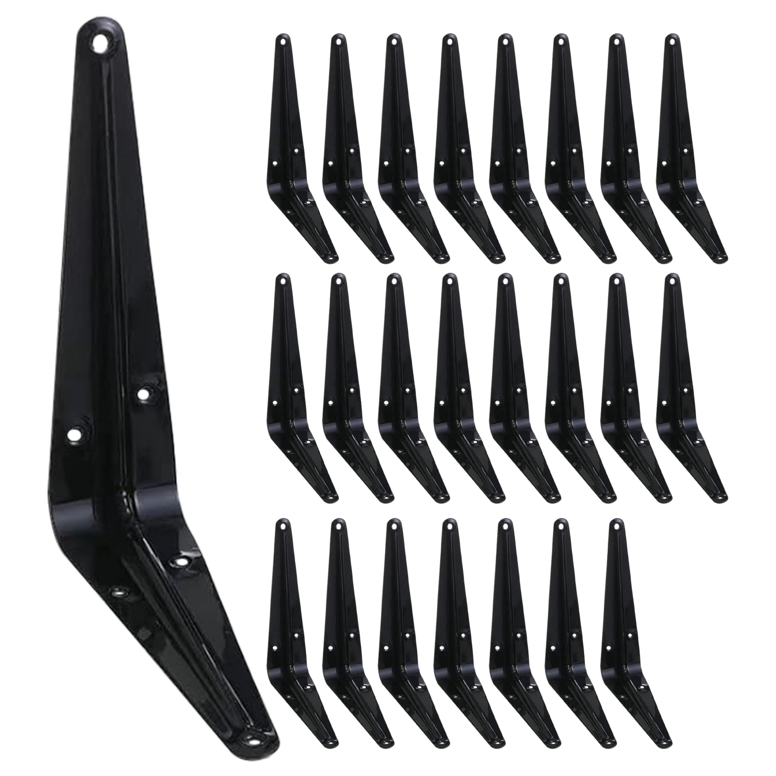 ELSKER&HOME 24 Pack Shelf Brackets 6 Inch - shelf brackets and supports | Mubboo