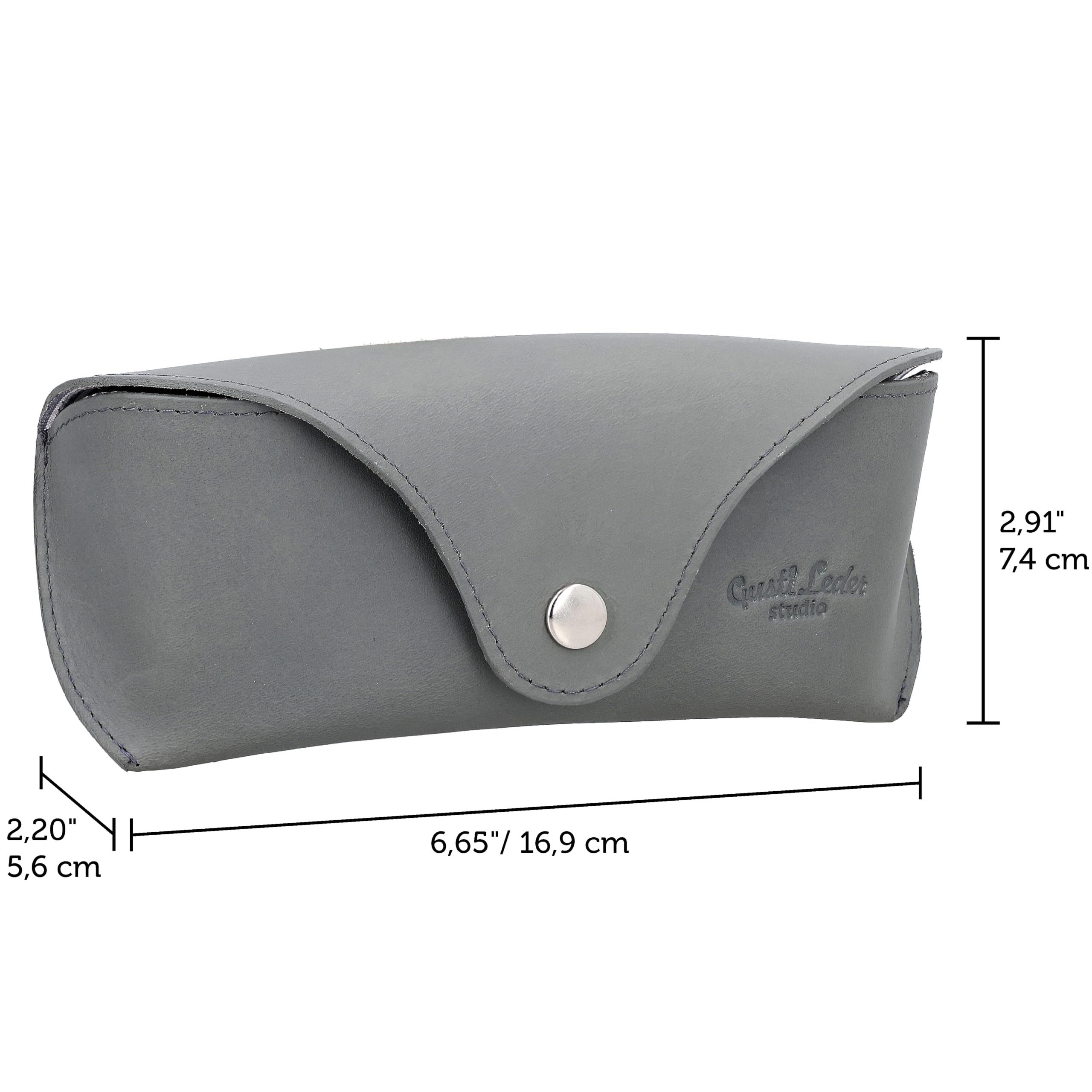 Gusti Cornelius - Funda de piel para gafas, funda de piel