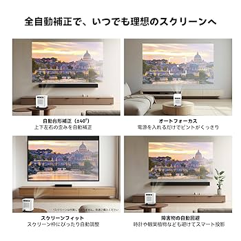Amazon.co.jp: FPDプロジェクター【公式Netflix認定】1080Pフル