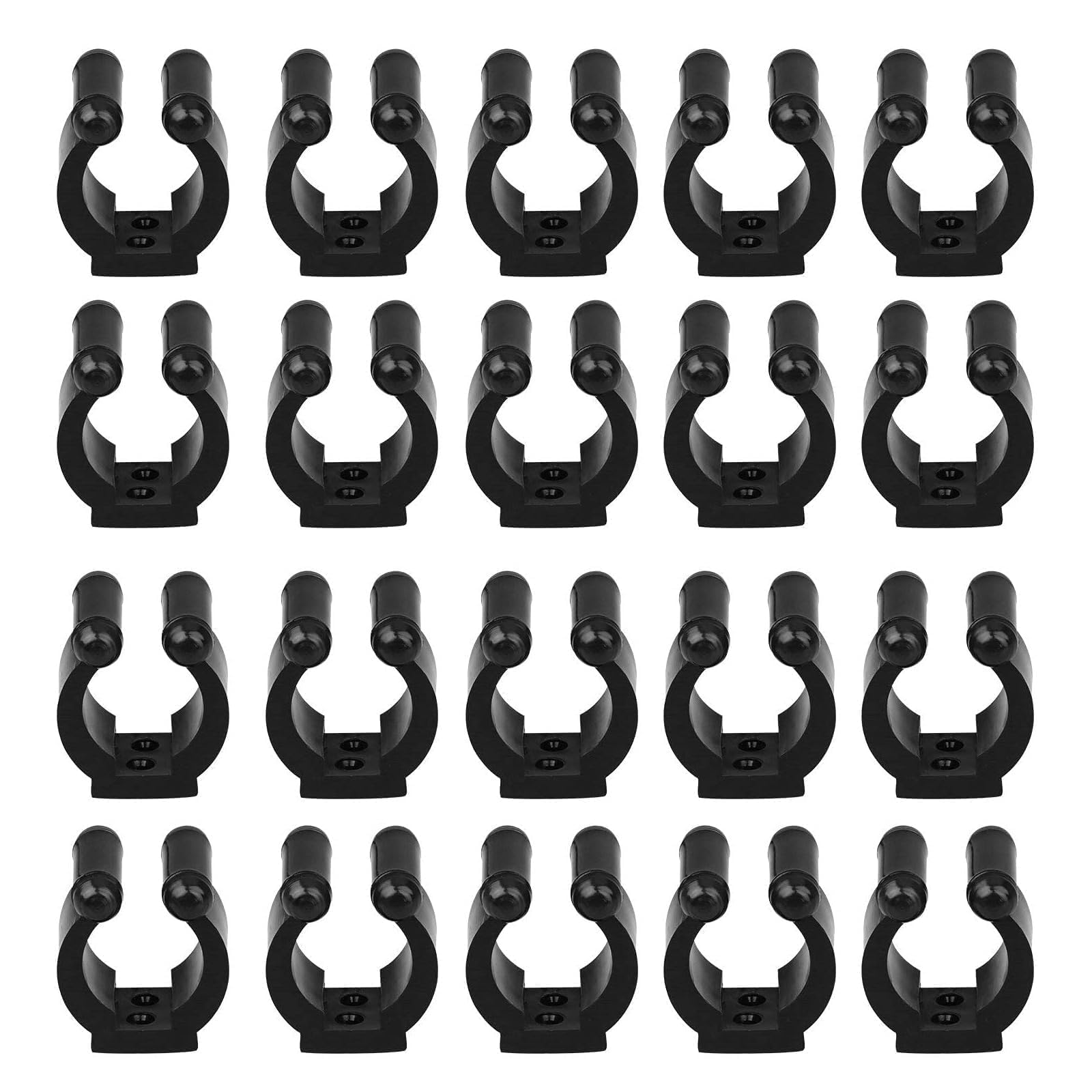 EEEKit Lot de 20 supports muraux pour canne à pêche