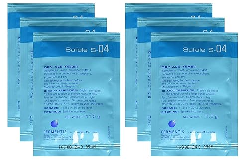 Safale S-04 (paquetes de 0.41 oz) 6 unidades