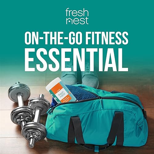 Miniatura 6 de Toallitas de limpieza para esterillas de yoga, estudios de pilates, gimnasios, pelotón y bicicletas de ciclismo, spas, toallitas sin fragancia,