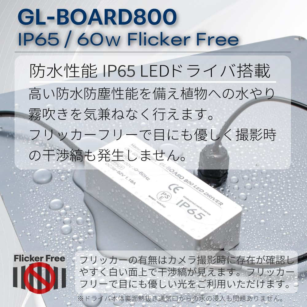 Amazon.co.jp: HaruDesign (2台セット) 植物育成ライト GL-BOARD800