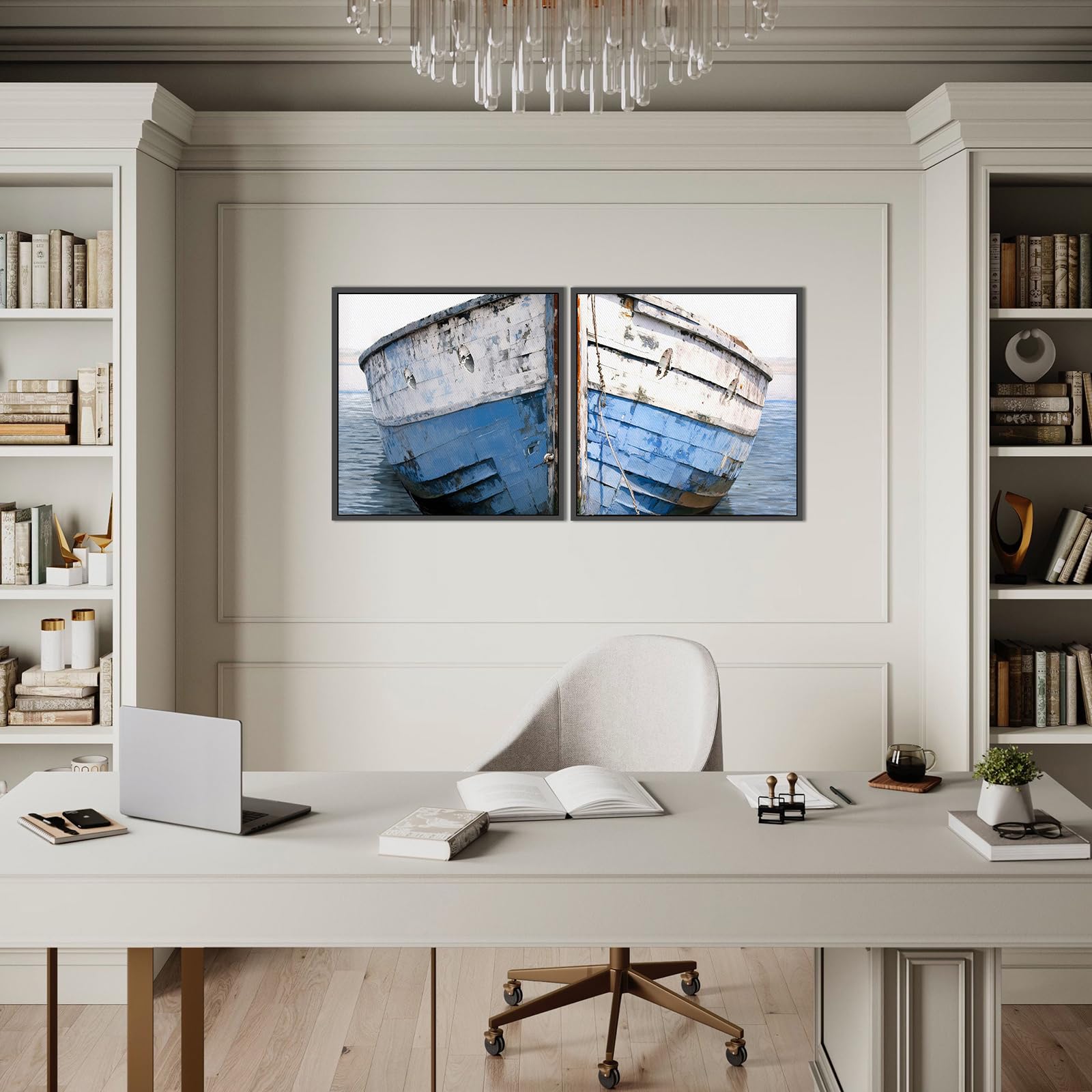 Amazon.com: Nautical Decor Wall Art Old Wooden Ship Nautical Decor