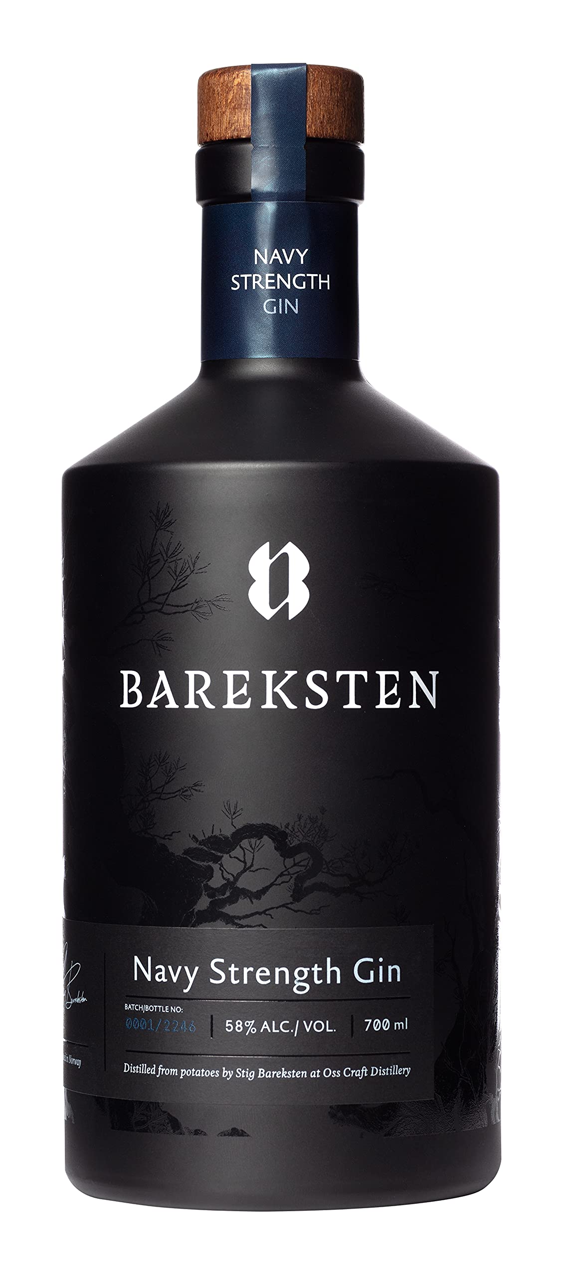 Bareksten Spirits Bareksten Navy Strength Gin