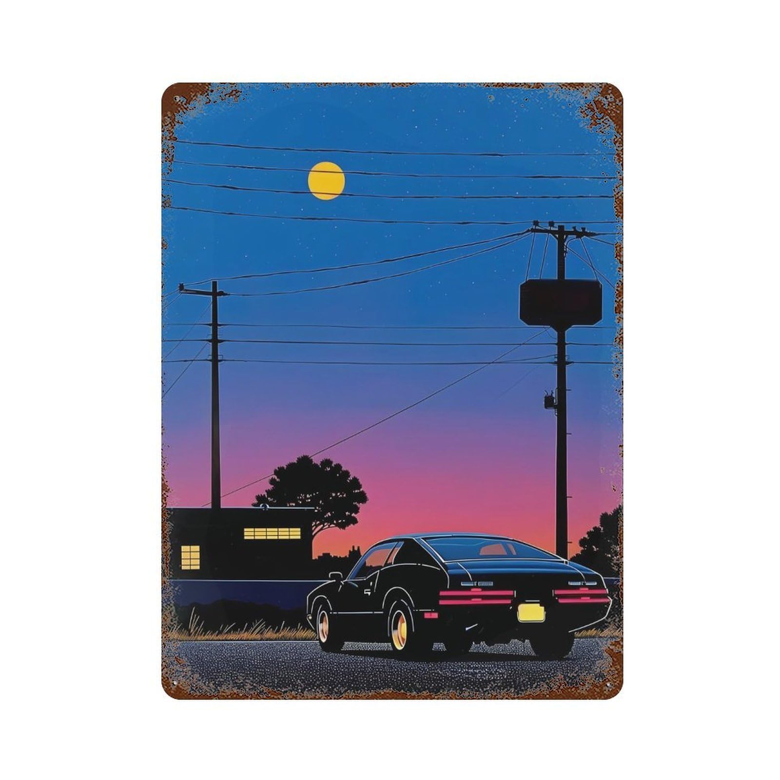 xiaoxiaoshen Hiroshi Nagai Landscape (30) Wall Decor Art Metal Tin Poster Modern Home Decor Art Home Bar Shop Decorations Vintage Sign 40x30cm