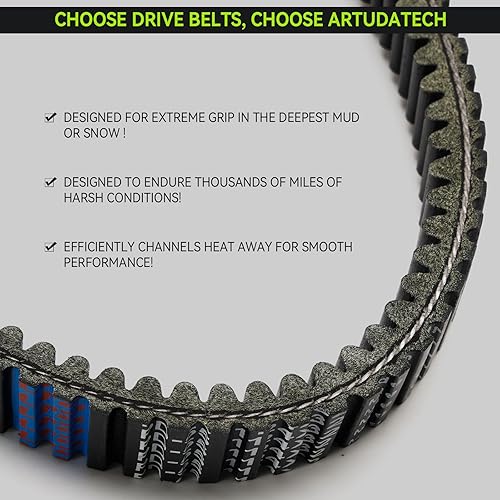 Miniatura 3 de Artudatech Correa de transmisión 59011-1078 para Kawasaki KAF950 Mule 2510 Diesel 3010 Diesel 4X4 2003, para Kawasaki KAF950 Mule 2510 Diesel 2000
