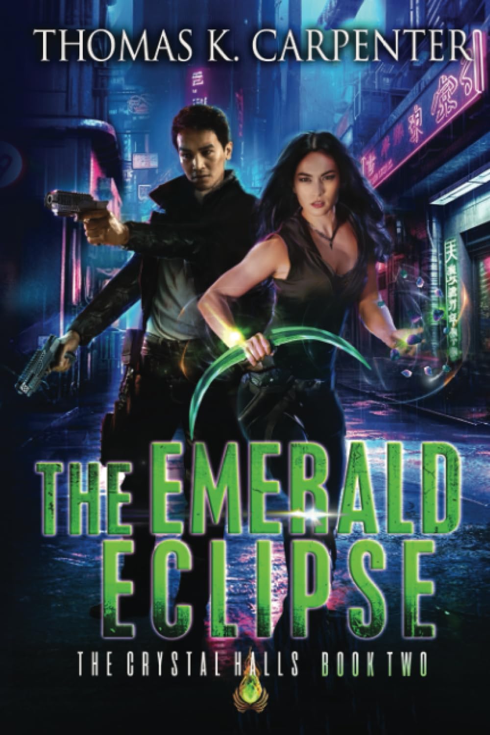 Book cover for The Emerald Eclipse