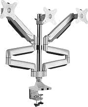 RICOO Monitorhalterung 3 Monitore Gasdruckfeder Bildschirmhalterung Triple Arme für Computermonitore 13-27 Zoll Monitor Halterung TS9911 Monitor-Arm 3er Bildschirm Stand Tischhalterung Monitor-Halter