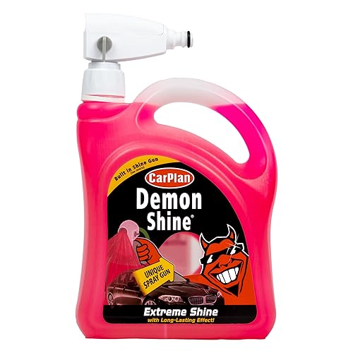 Demon Shine 68 fl oz (2L) con pistola pulverizadora, spray para brillo