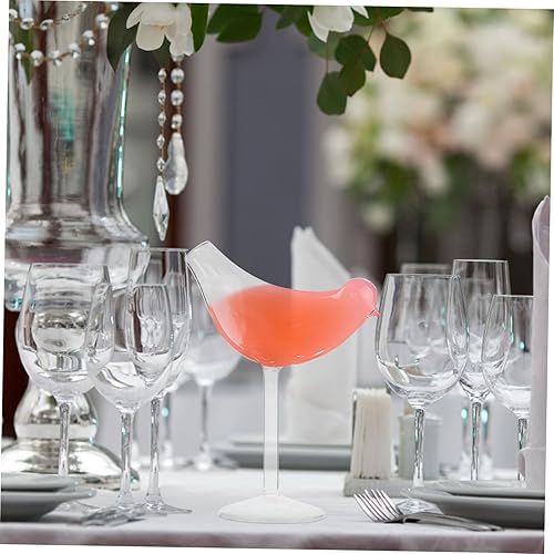 Miniatura 4 de 4 vasos de cóctel, copas de vino transparentes de 5 onzas, copas de pájaro para beber copa de vino de cóctel en forma de pájaro, copas de vino de