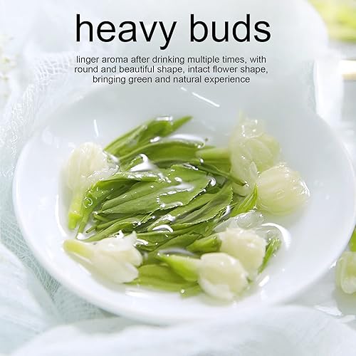 Miniatura 7 de Té verde de 100 g3.5 onzas, 13 paquetes de té verde fragante sin azúcar de hojas sueltas, hojas de té chino, regalos para amigos