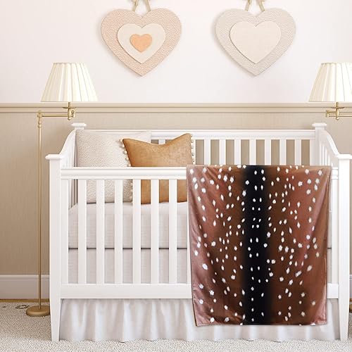 Miniatura 8 de Manta de piel de ciervo para recién nacido, manta y funda de almohada de lactancia para bebés niños y niñas