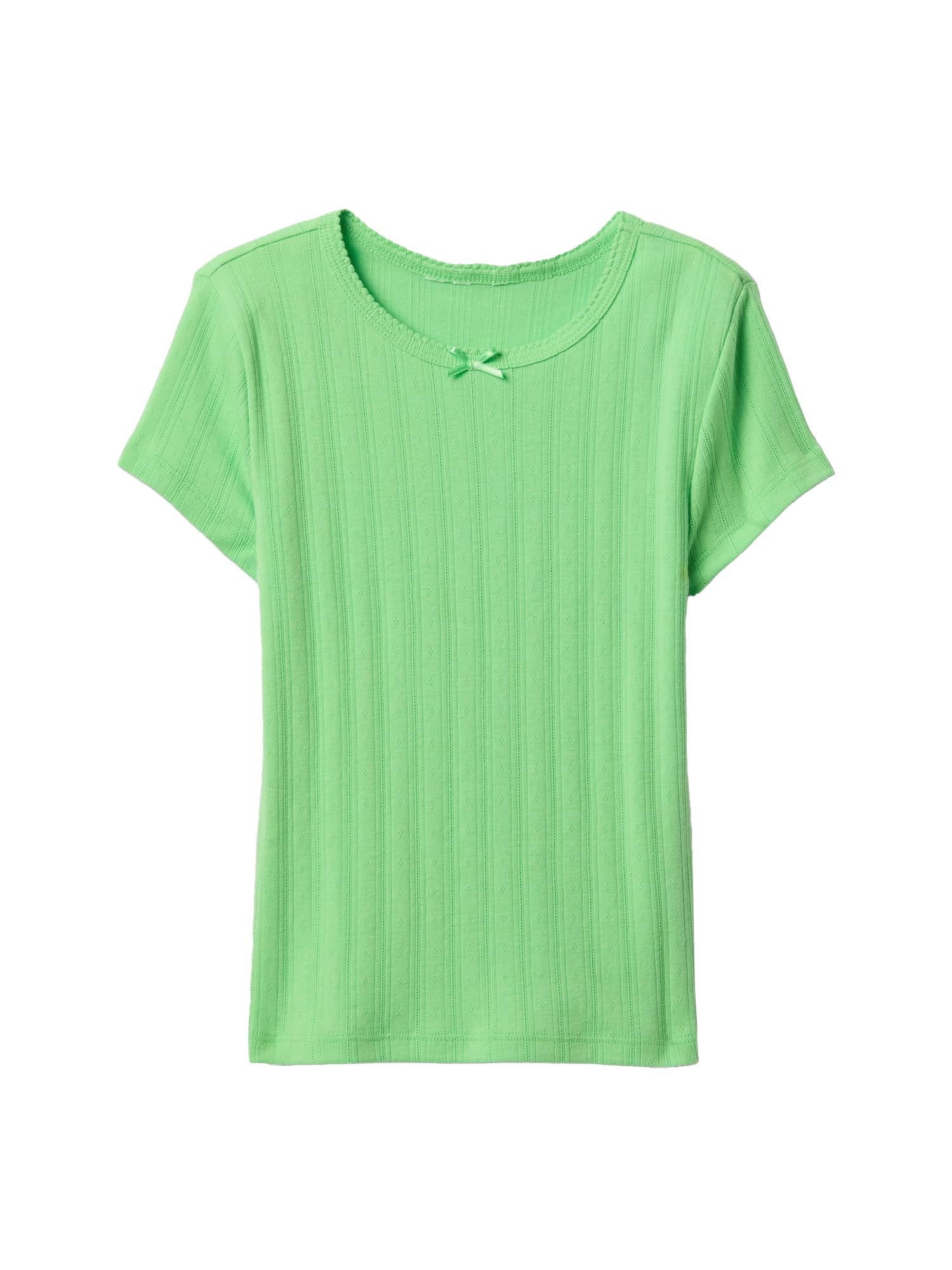 Gap Girls' Short Sleeve Ribbed Tee
