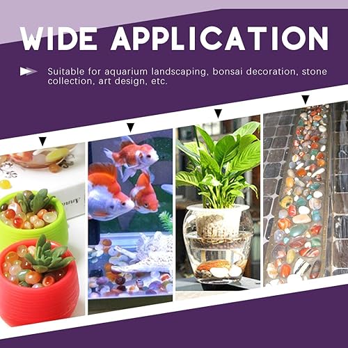 Miniatura 7 de Swpeet Piedras a granel de 1 libra de piedras preciosas grandes trituradas, piedras de forma irregular, piedras de cristal perfectas para hacer