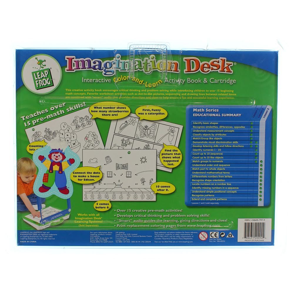 Leap Frog Imagination Desk Pre-k Math Games