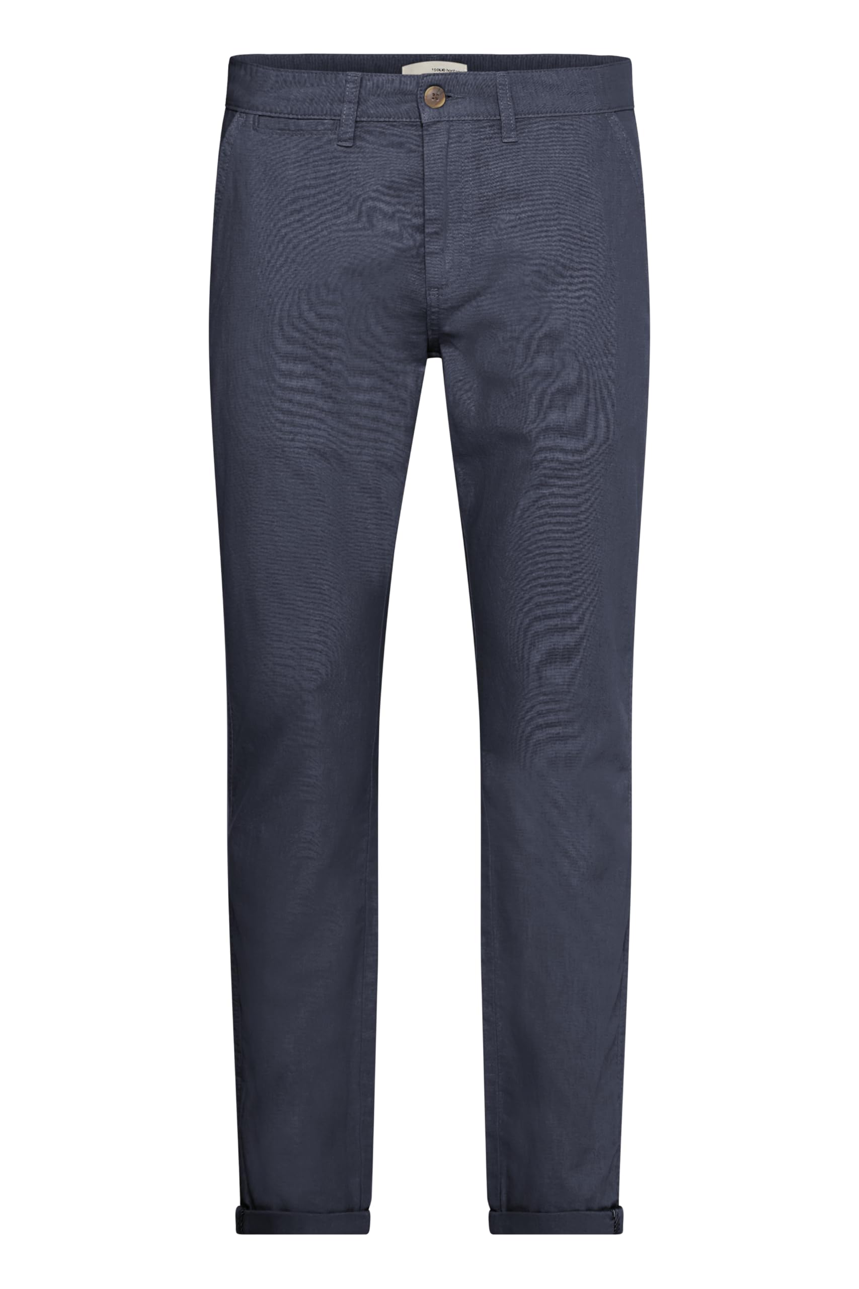 !Solid SDLoran Herren Leinenhose Lange Stoffhose Hose mit Gürtelschlaufen 5-Pocket-Form Leinenmix Regular fit