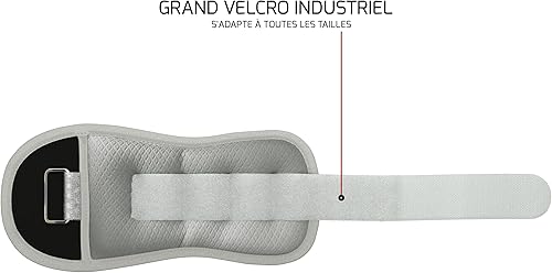 Miniatura 3 de Pesas de tobillomuñeca (1 par) para mujeres, hombres y niños, peso totalmente ajustable para brazos, manos y piernas, lo mejor para caminar, trotar,