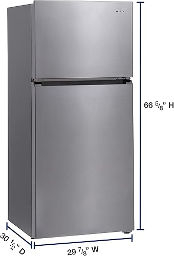 Miniatura 2 de Winia Refrigerador congelador superior de 18 pies cúbicos con máquina de hielo - Acero inoxidable