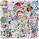 Cofvetia Stickers Aesthetic Kinder, 120 Stück Aesthetic Wasserfeste Aufkleber Kinder Stickers für Skateboards, Water Bottle, Tablets, Schultaschen, Sticker Laptop, Türen, Tischplatten (Reisen)