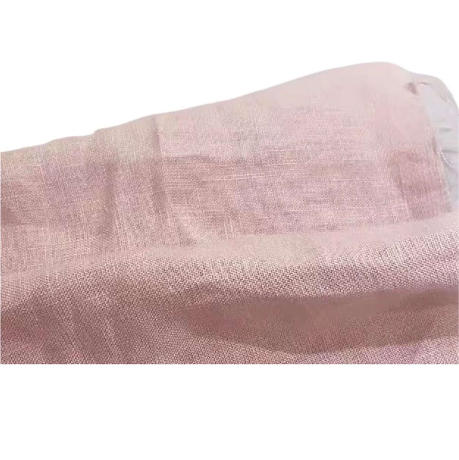 Set di lenzuola in lino lavato 3 pezzi, lenzuola in lino e 2 federe, lenzuolo piano traspirante e morbido.(Pink,200x230cm 3 pieces)