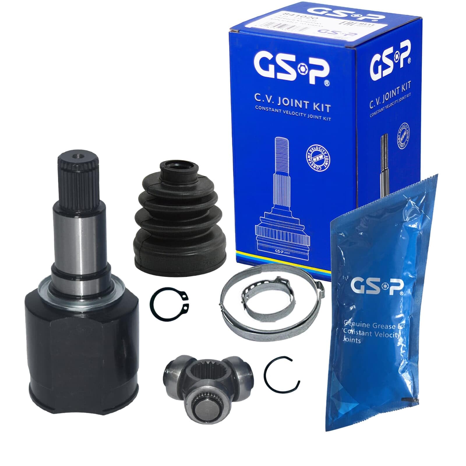 GSP Juego de articulación árbol de transmisión Delantero, derecha 654006 Junta Homocinética Compatible con SUZUKI Grand Vitara II SUV JT, TE, TD