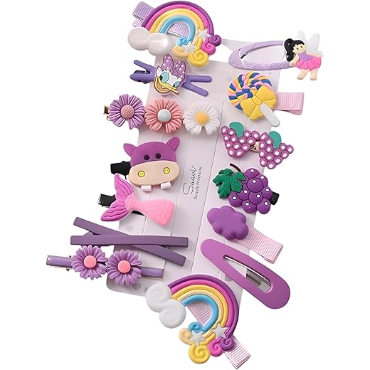 Saavi Hair Clips Set for Kids - Pack of 14