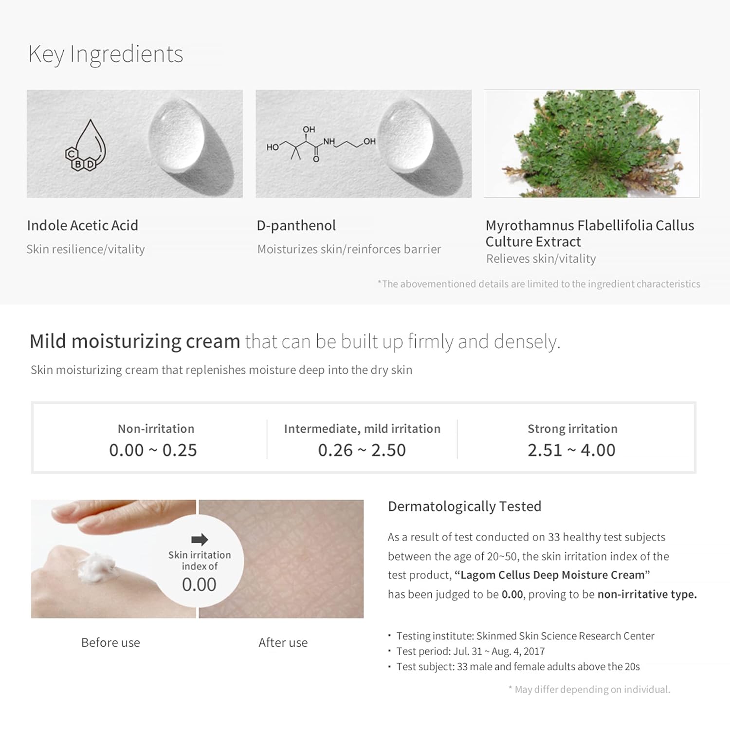 LAGOM Cellus Deep Moisture Cream Natural Moisturizer with Ceramide and D-Panthenol (B5) Smooth, Hydrating, Nourishing Protecting Cream 2.02 Fl Oz - Image 4