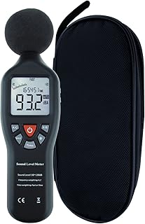 Professional Sound Level Meter with Backlight Display High Accuracy Measuring 30dB-130dB (with & Without Data Record Function (Without Data Record Function)