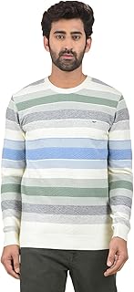 crimsoune club Men's Multi-Color Horizontal Stripes Sweater-picture-12