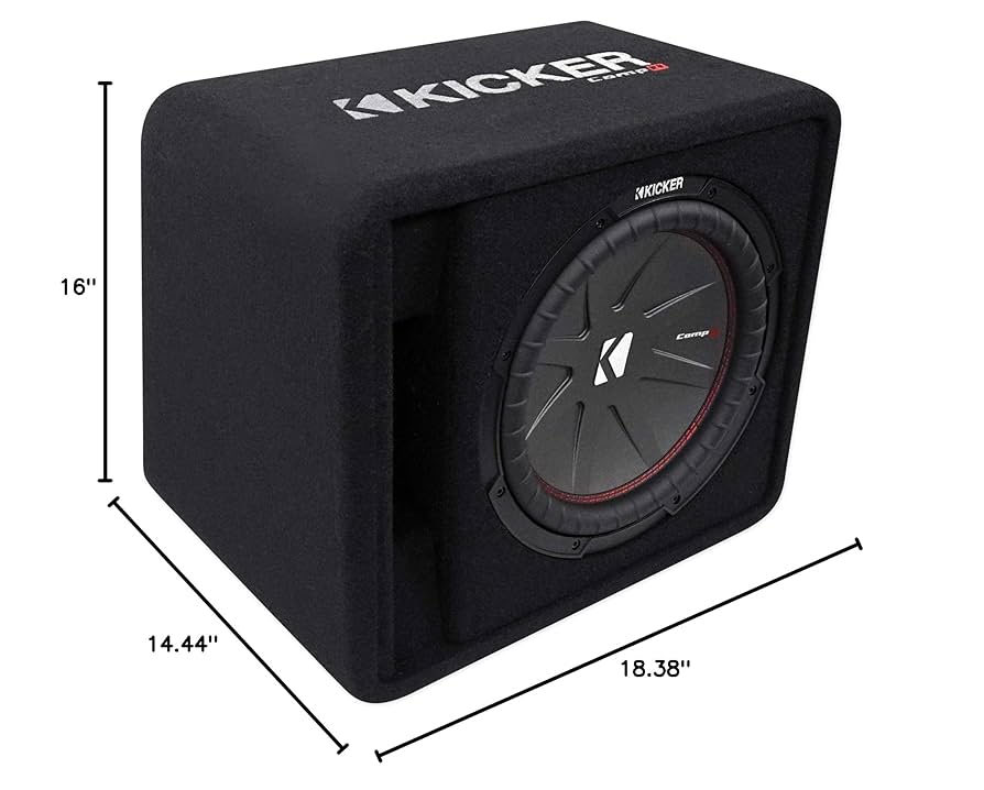 kicker comp R 12インチ　30cm 800w ４Ω Amazon.com: KICKER CompR 12