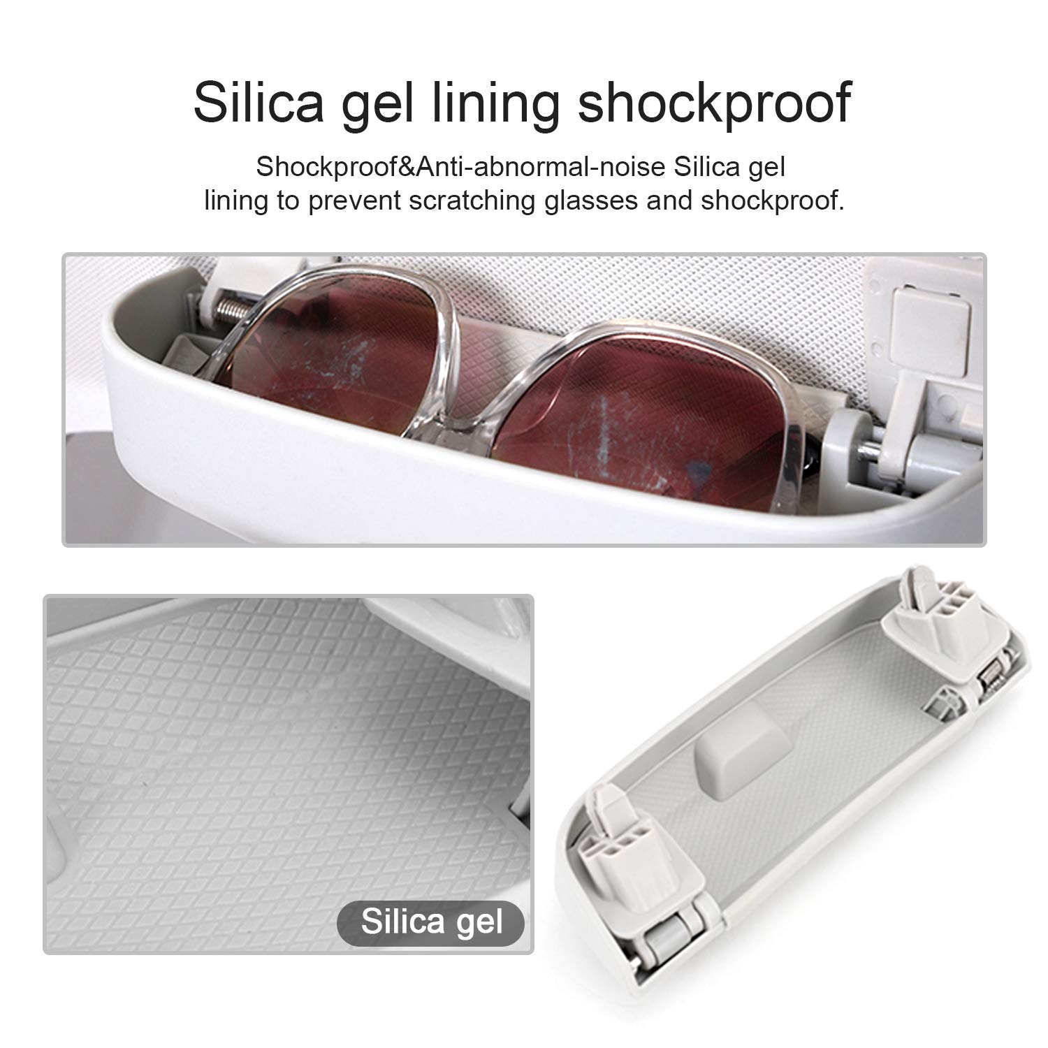 Étui à Lunettes Pour Peugeot 208/2008 (2020-2022) – Noir – Remplace La Poignée De Secours – Installation Facile - 6