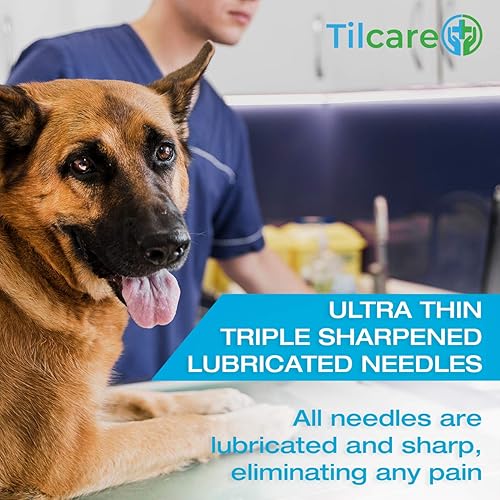 Miniatura 3 de Tilcare U40 Jeringas de insulina para mascotas, 1.02oz, 0,3 cc, 0.500in, paquete de 100 unidades, jeringas diabéticas sin látex, jeringas médicas
