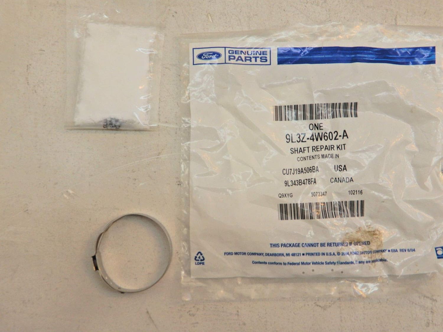 Ford KIT Drive Shaft Boot Repair Part Number 9L3Z4W602A